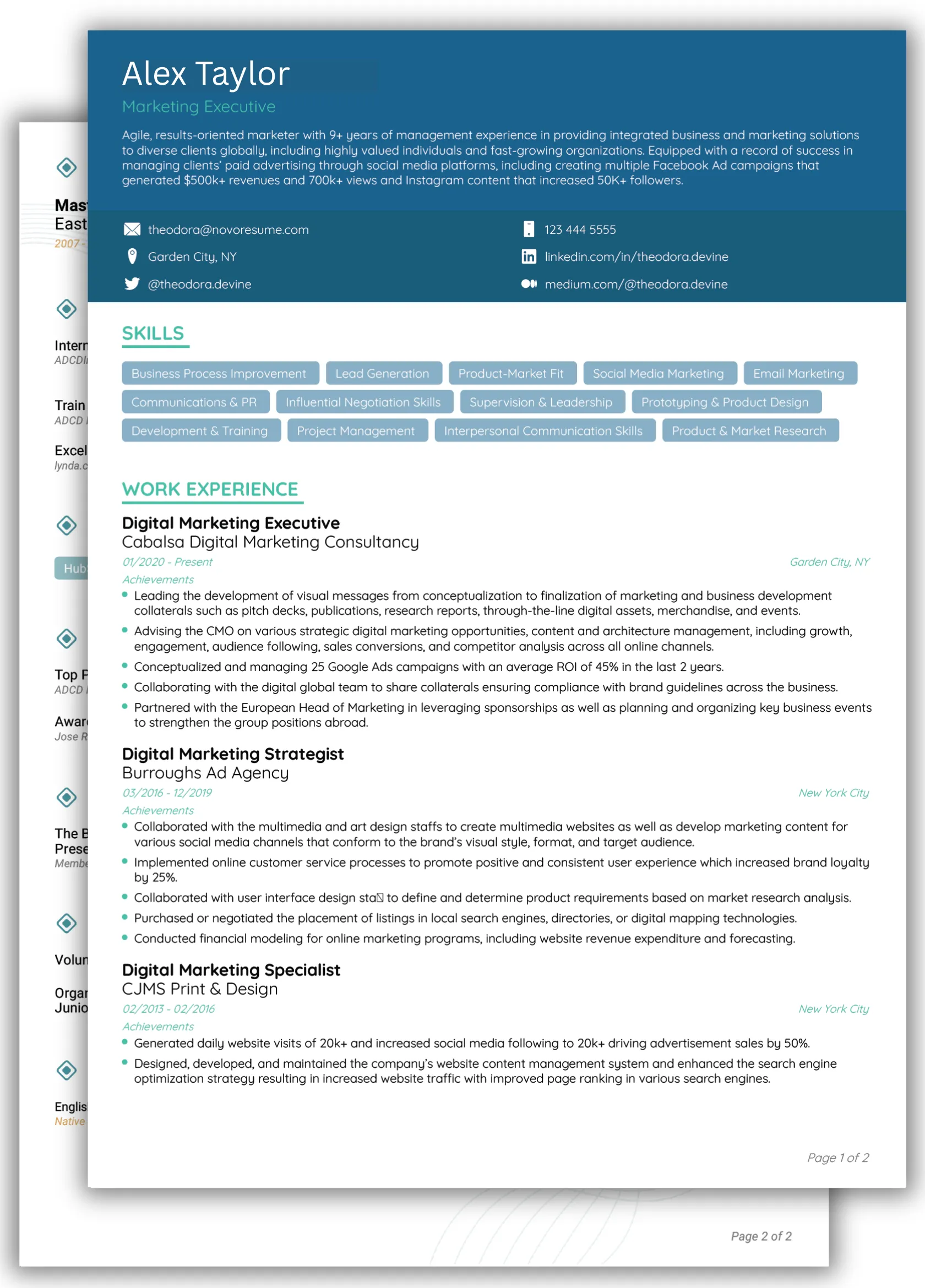 Creative CV Template