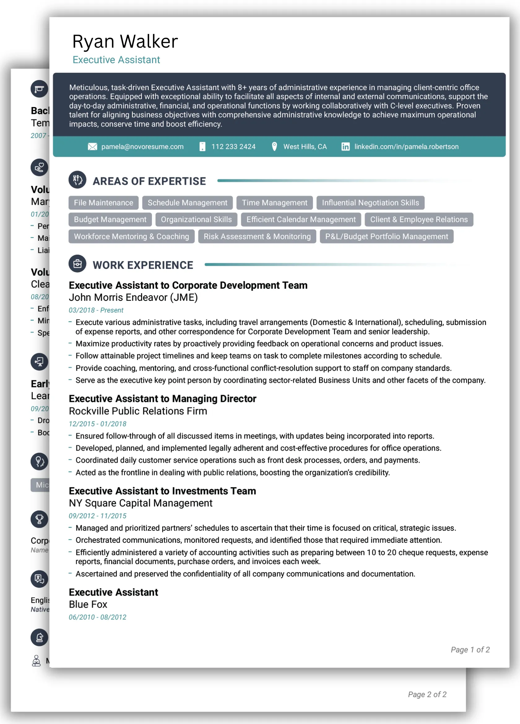 Hybrid CV Template