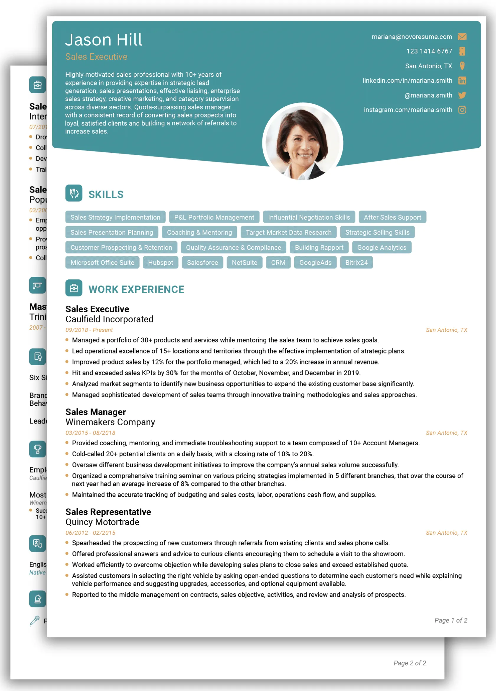 General CV Template